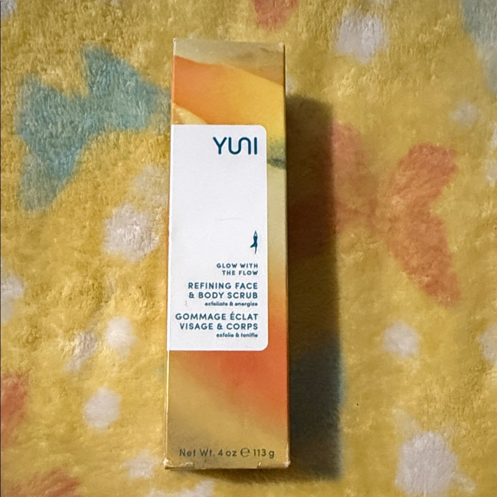 YUNI Glow with the Flow Face & Body Scrub - Yellow